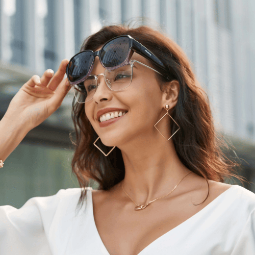 Sur-lunettes polarisées Femme