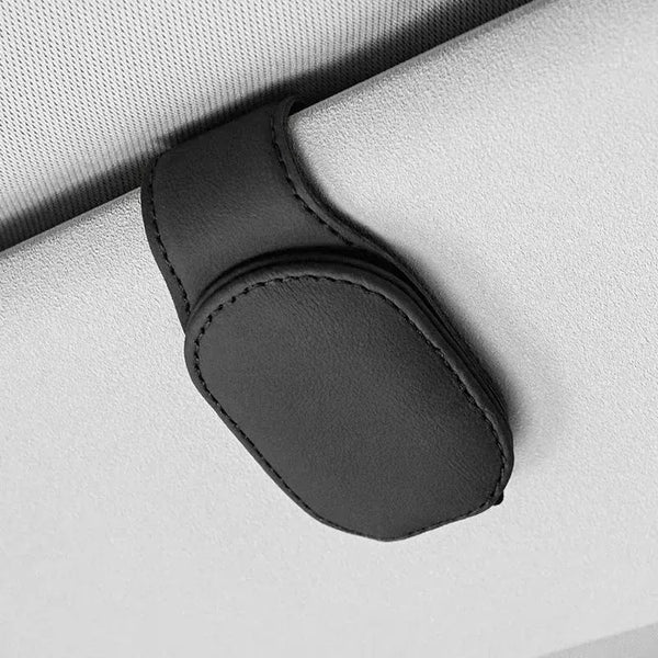 Sunoviaa Magnetic Leather Sunglasses Holder Magnetic Leather Sunglasses Holder