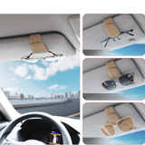 Sunoviaa Magnetic Leather Sunglasses Holder Magnetic Leather Sunglasses Holder
