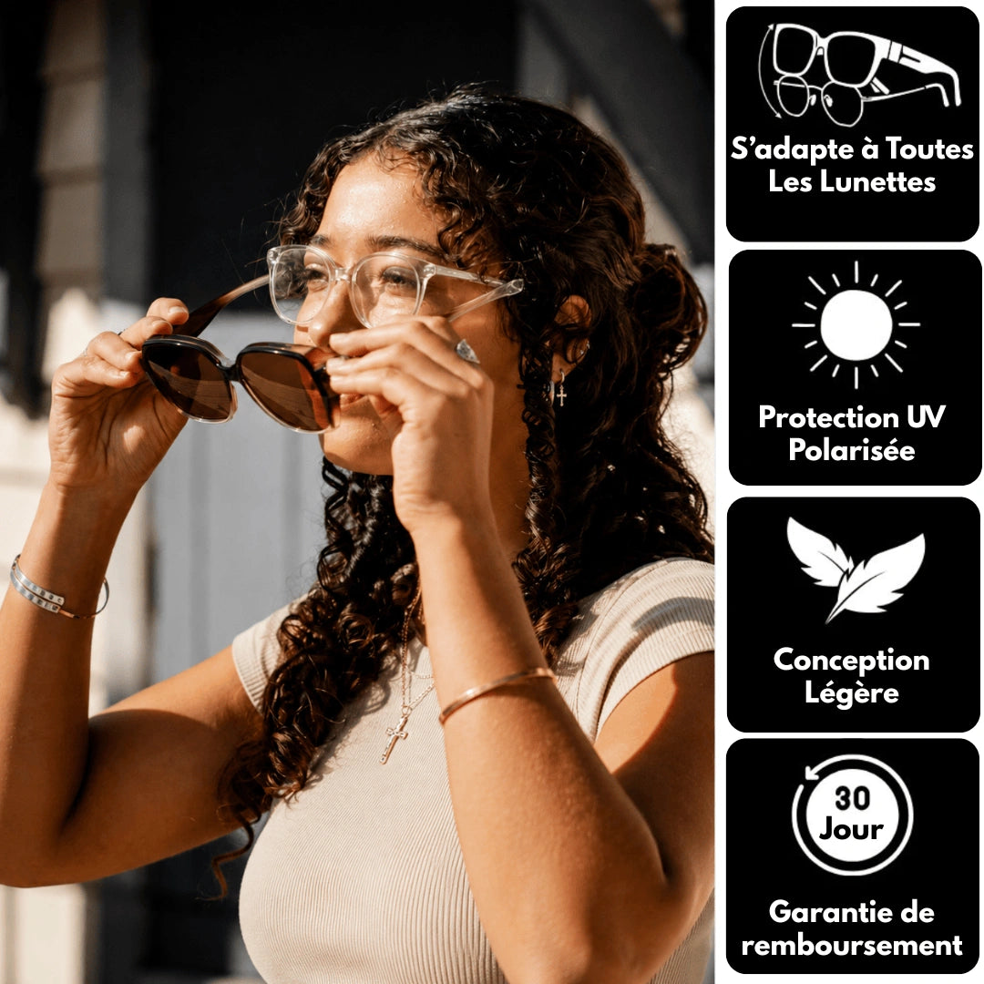 Sur-lunettes polarisées