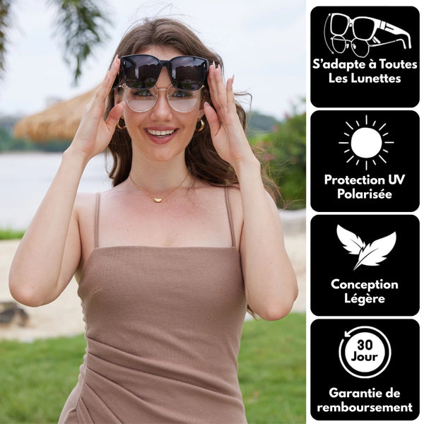 Sur-lunettes polarisées