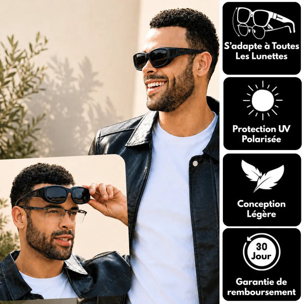 Sur-lunettes polarisées